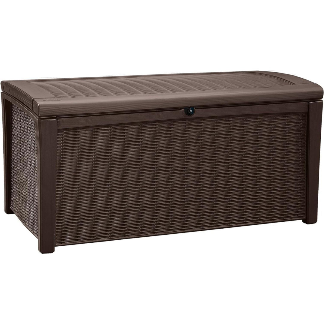 Kissenbox Borneo Braun 130x70x63cm Fassungsvermoegen Aussenmasse