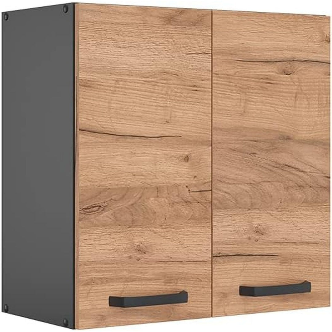 Haengeschrank Gold eiche Goldkraft 60 cm zur freien Kombination innerhalb modularer Kuechensysteme