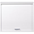Kuechenschrank Oberschrank Haengeschrank mit Rolladentuer Weiss 60x25x53,6 cm Jalousienschrank 6 cm BTH