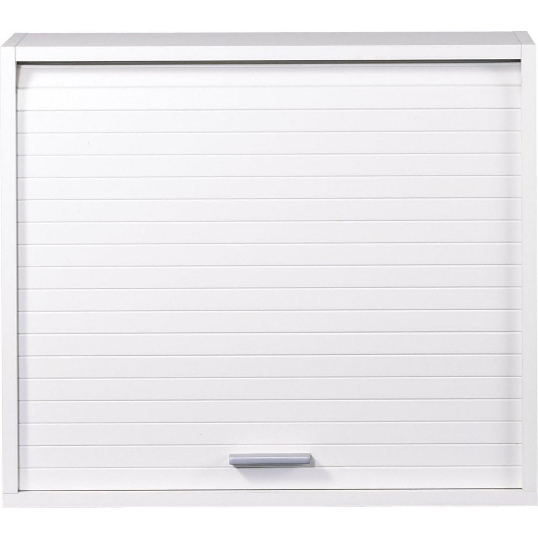 Kuechenschrank Oberschrank Haengeschrank mit Rolladentuer Weiss 60x25x53,6 cm Jalousienschrank 6 cm BTH