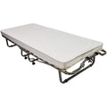 270/Gaestebett Grau anthrazit 90x200 Metall Rahmen Matratze incl. Schutzhuelle inkl Schutzhuelle 10