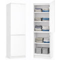 Schrank - Kleiderschrank 50 cm breit Weiss 180 Allzweckschrank fuer Schlafzimmer