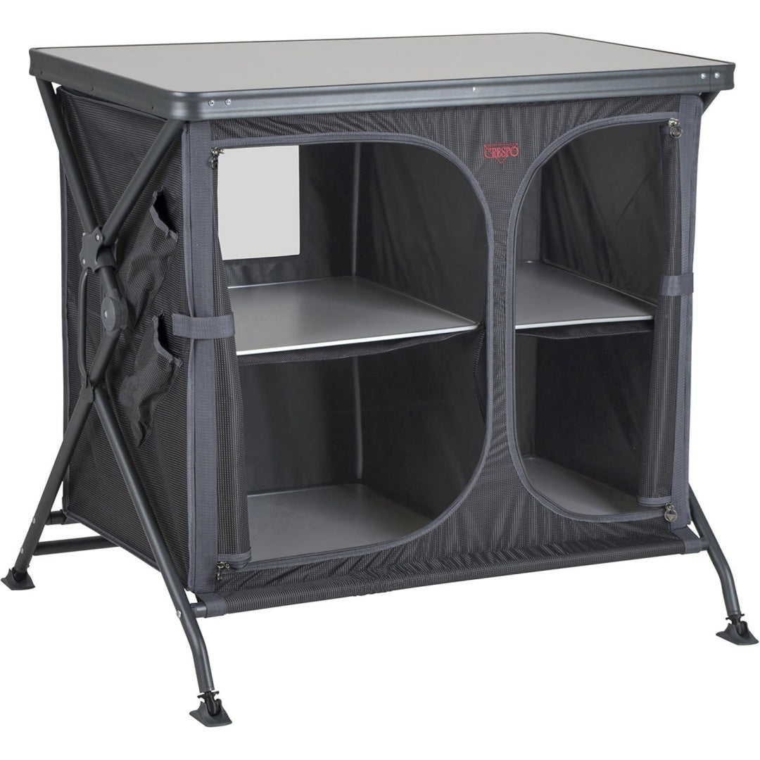 AP-105 Kuecheninsel Schwarz grau 68 x 92 x 84 cm