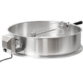 Grillspiess Set fuer 57 cm Kugelgrill Rotisserie Rot edelstahl Drehspiess fuer Holzkohle Grill Drehspiess mit Grillmotor Rotisserie elektrischer