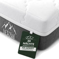 7-Zonen Kaltschaummatratze 21 cm Wendematratze H3/H4 Orthopaedische Komfortmatratze fuer Ruecken- Seitenschlaefer 200x200 cm